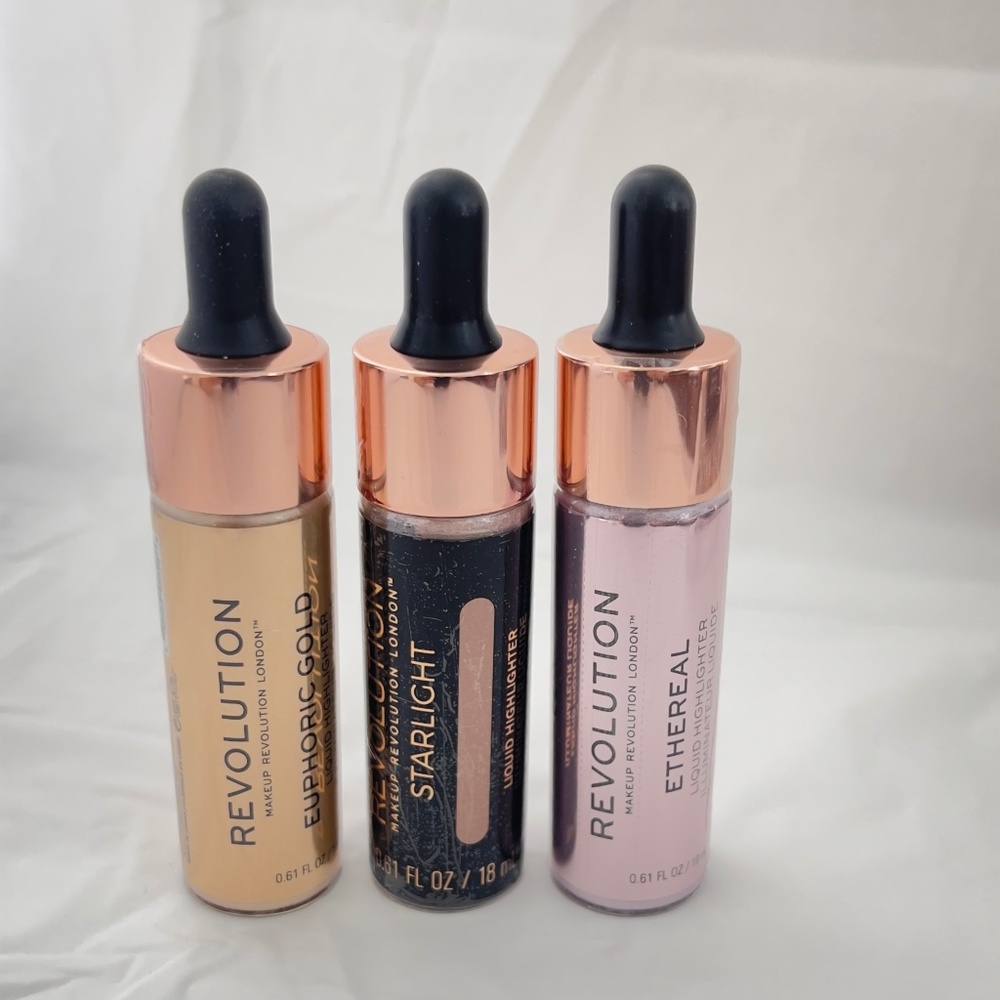 Makeup Revolution Liquid Highlighter Bundle